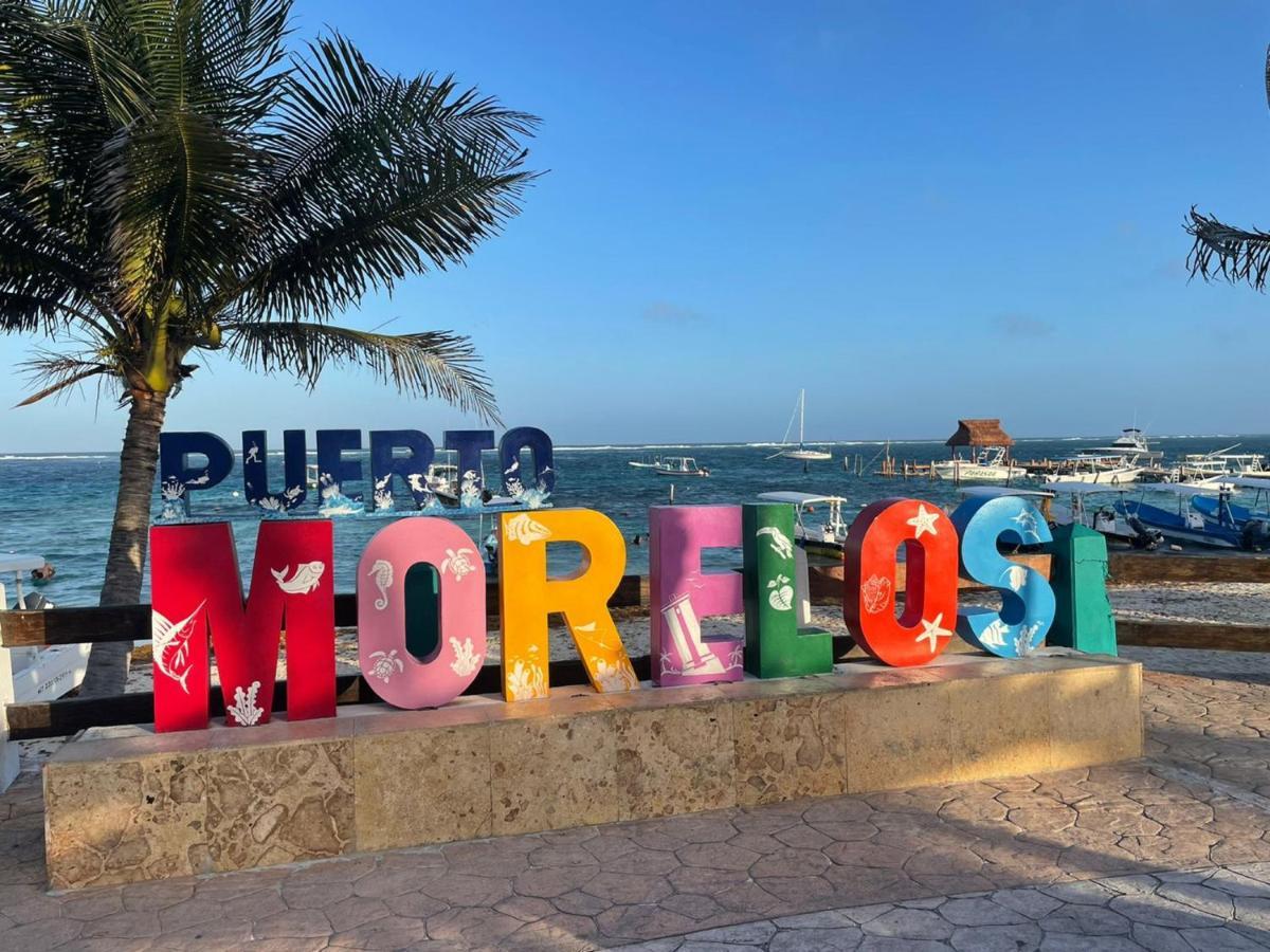 Casa Del Puerto Hotell Puerto Morelos Eksteriør bilde