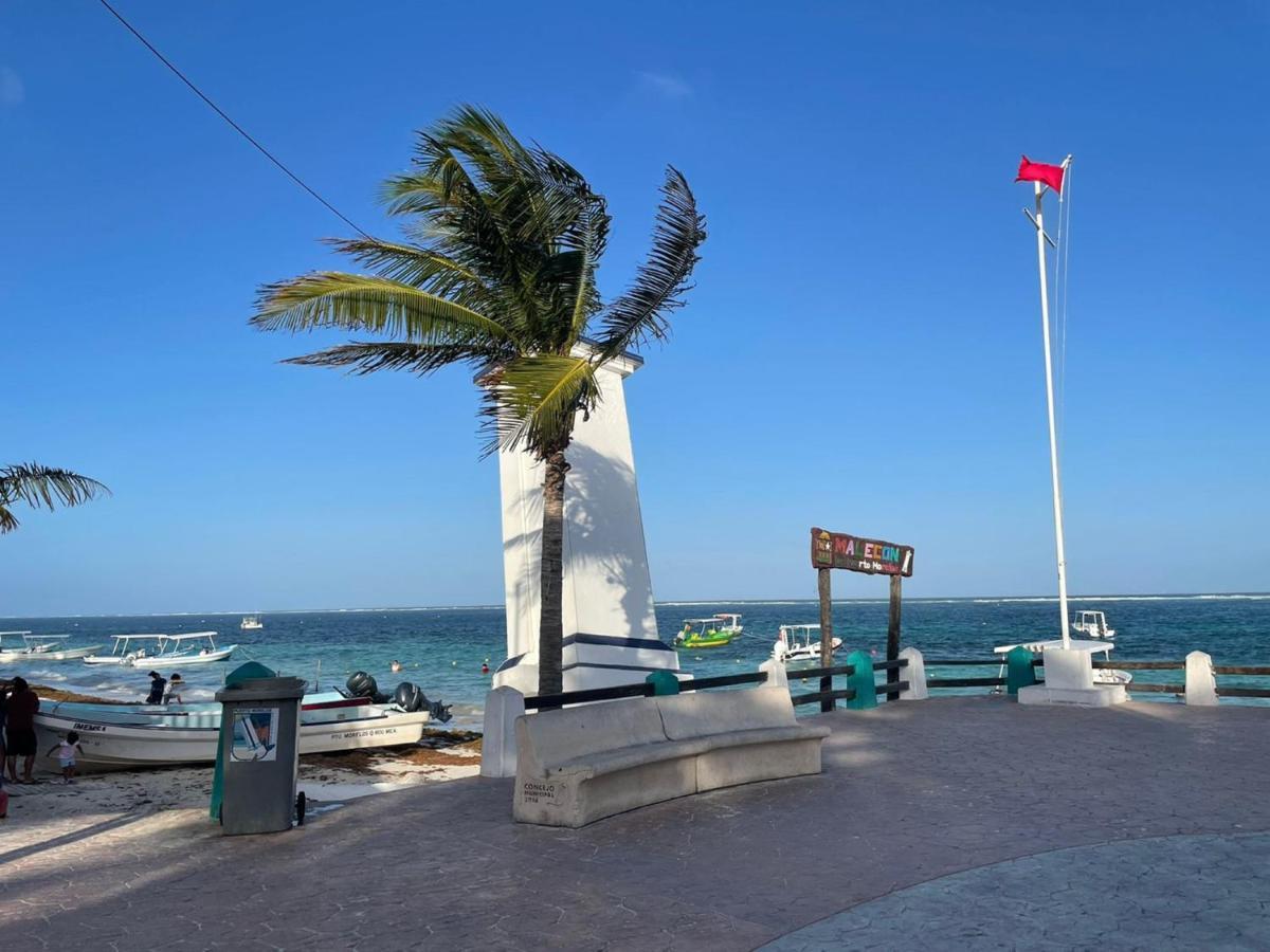 Casa Del Puerto Hotell Puerto Morelos Eksteriør bilde